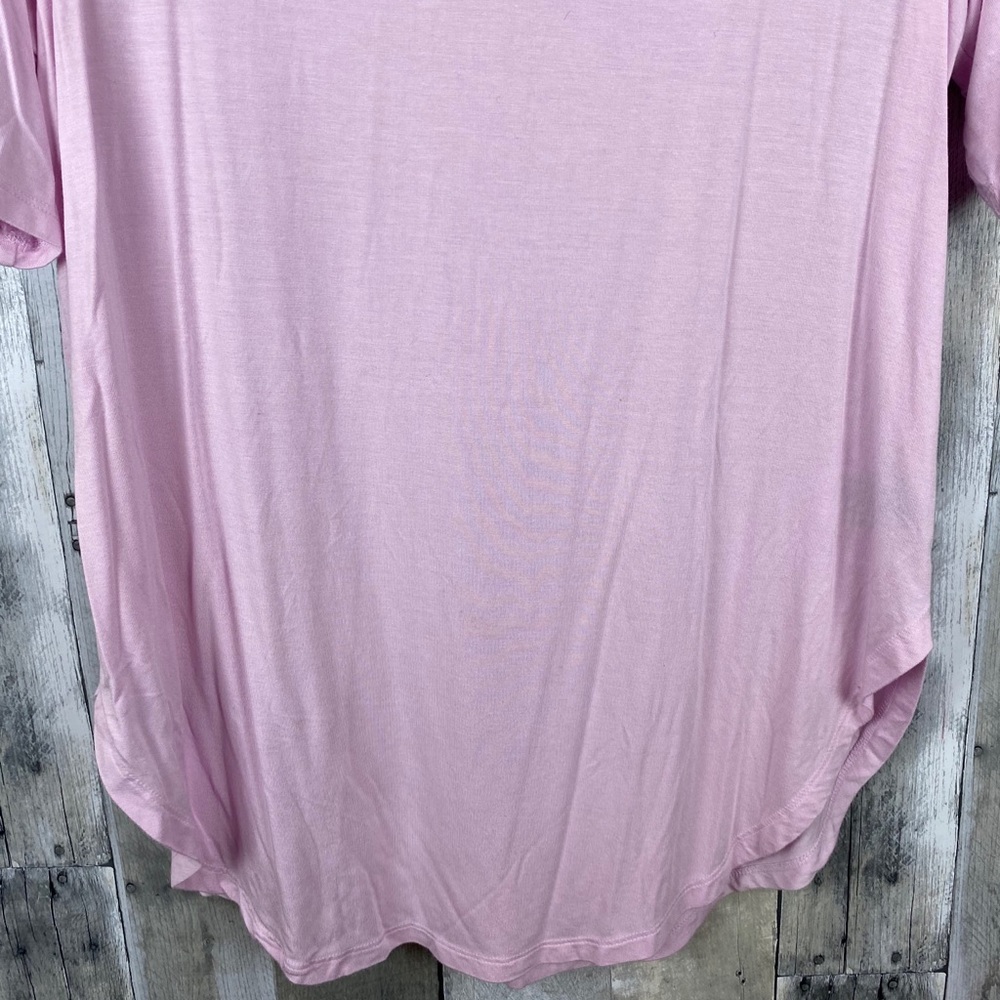 Torrid Super Soft Pink Favorite Tunic Tee Size 1 - Picture 9 of 13